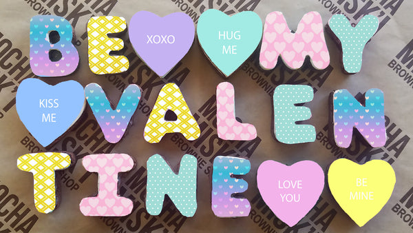 Misk'i Brownie Message - Large Valentine's Set