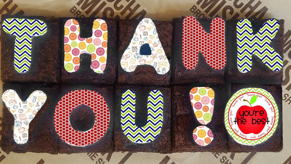 Misk'i Brownie Message - Thank You School