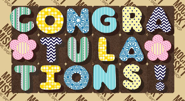 Misk'i Brownie Message - Congratulations