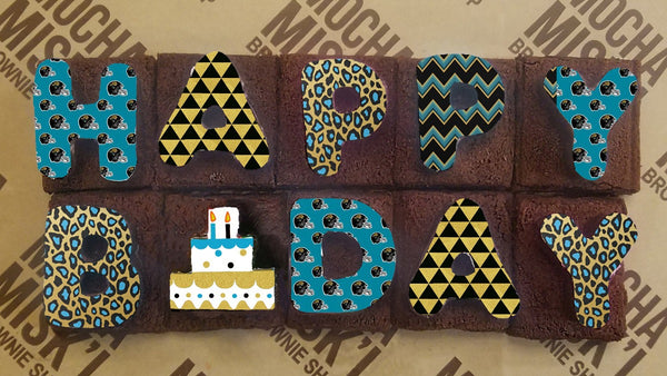 Misk'i Brownie Message - Happy B-Day